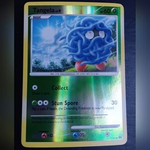 Tangela Pokemon Card - Arceus - 77/99 Common Reverse Holo
